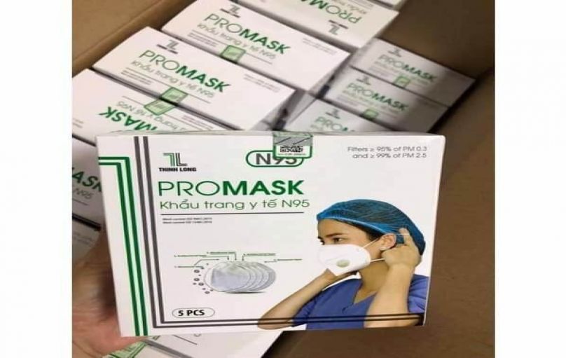 Khẩu trang N95 promask có van kháng khuẩn 