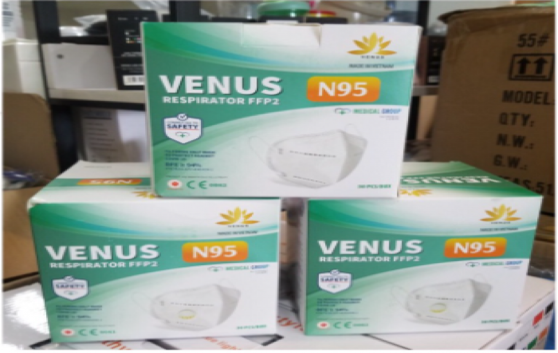 Khẩu trang y tế N95 Venus chung tay bảo vệ gia đình bạn 