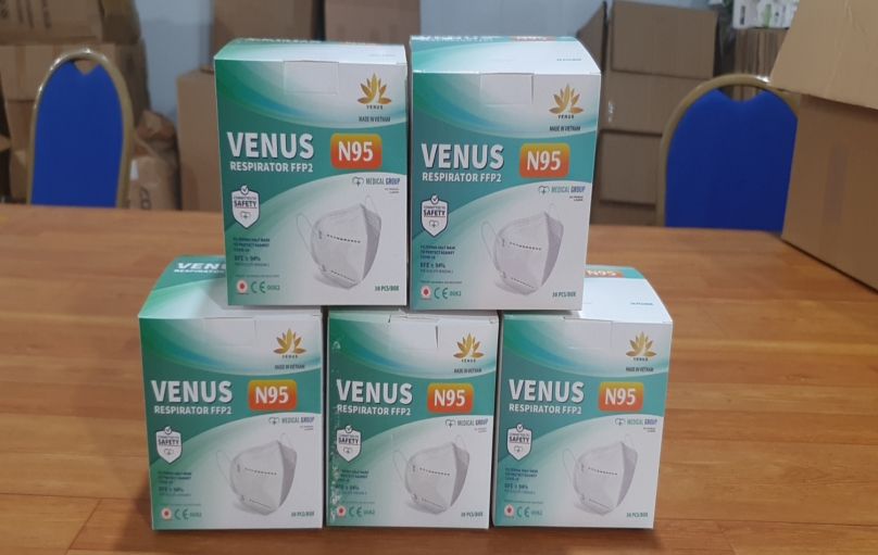 Khẩu trang N95 Venus xuất xứ Vietnam 